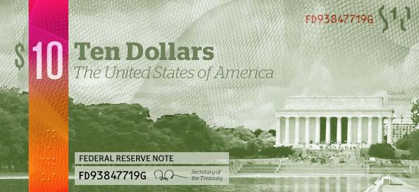 Excerpt from a money redesign by Michael Tyznik.