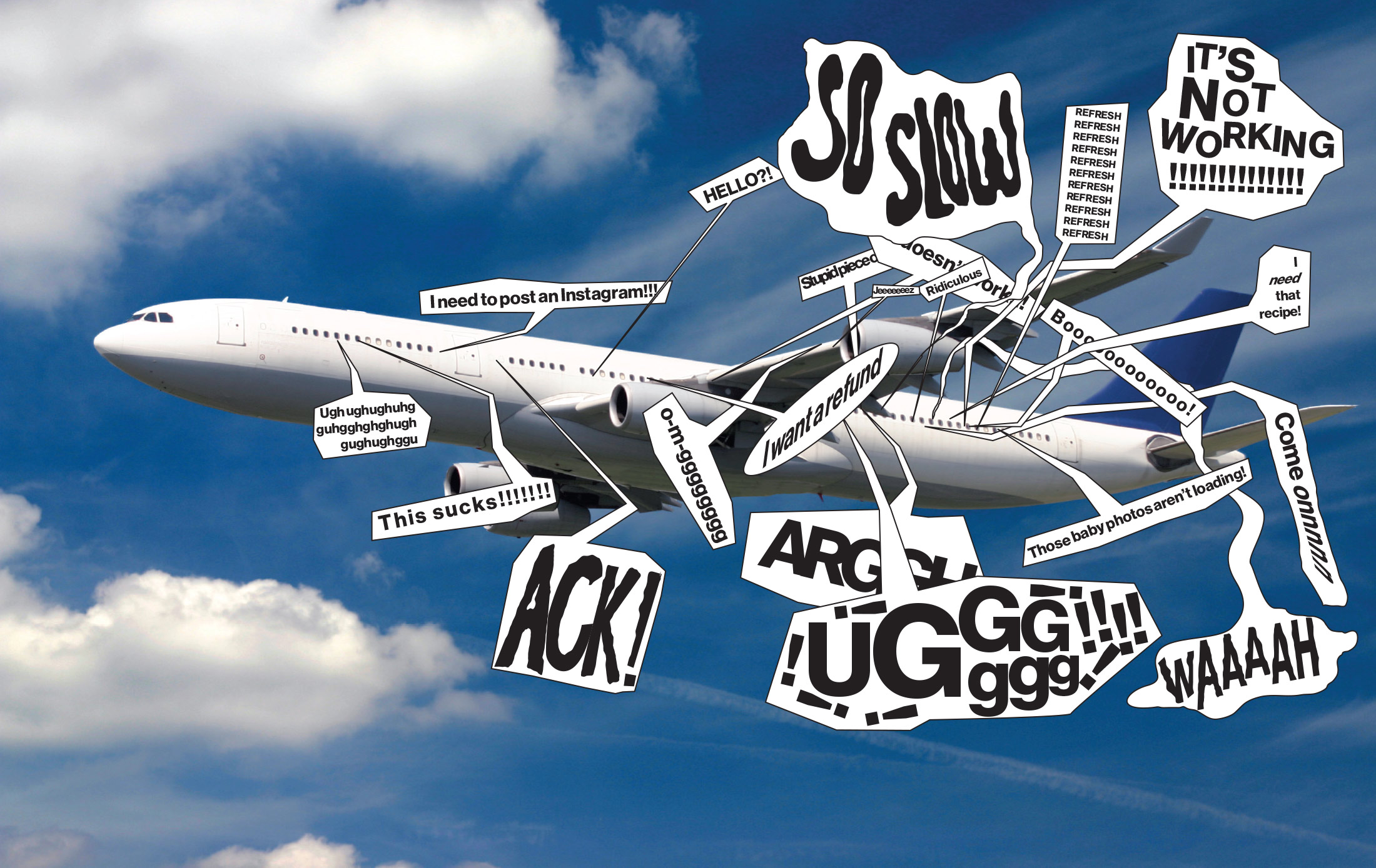 You’re Now Free to Complain About the Wi-Fi on airlines.