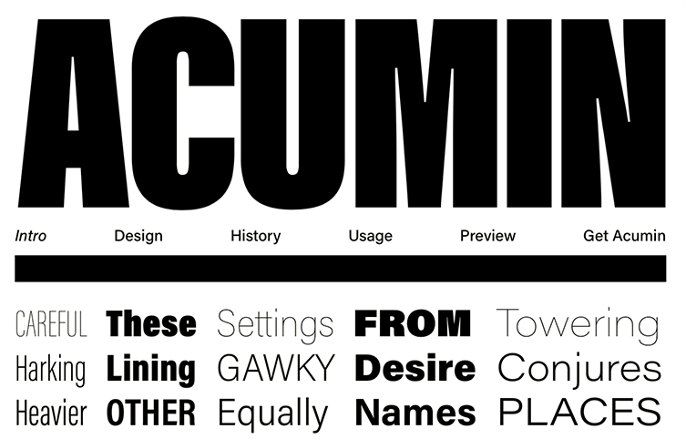A Helvetica for readers–introducing Acumin.